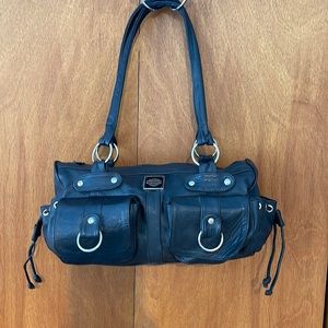 Licensed Harley-Davidson leather purse.